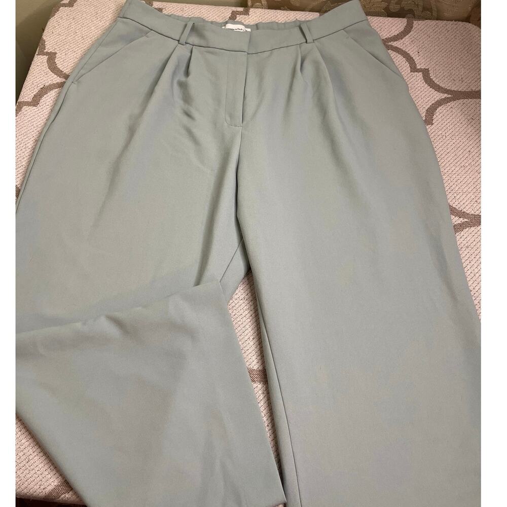 Abercrombie & Fitch Curve Love A&F Sloane Tailored Wide Leg Pant, size 18 short - Picture 14 of 15